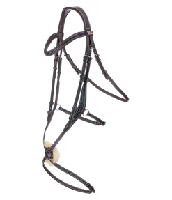 Bridon avec muserolle croisée Stitch Muserolle Allemande & Croisée