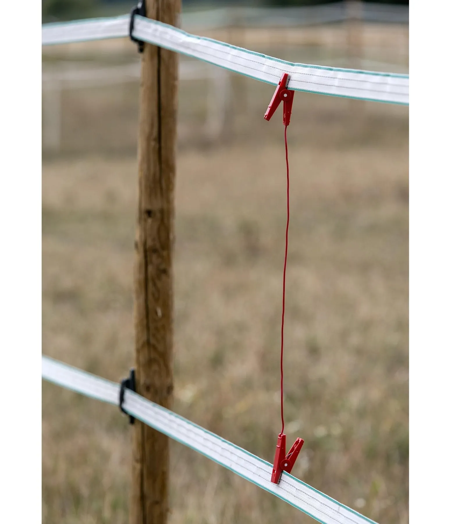 Discount Câble de raccordement de clôture avec deux pinces Electrificateur De Clôture|Tendeurs & Connecteurs Rubans