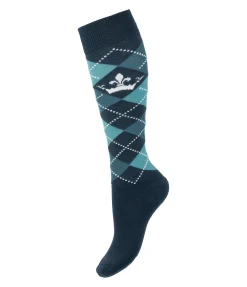 New Chaussettes hautes Argyle Femme Chaussettes