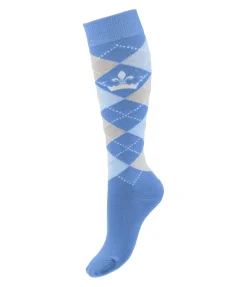 New Chaussettes hautes Argyle Femme Chaussettes