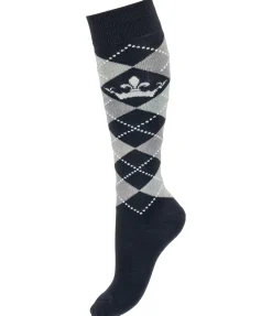 Outlet Chaussettes hautes Argyle Femme Chaussettes