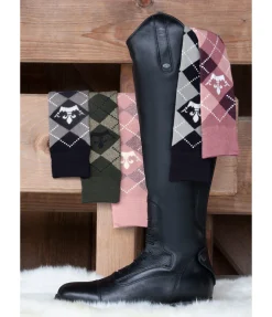 Sale Chaussettes hautes Argyle Femme Chaussettes