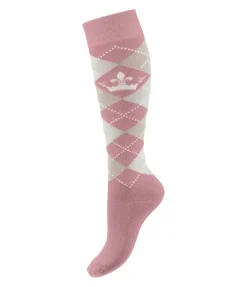 Sale Chaussettes hautes Argyle Femme Chaussettes