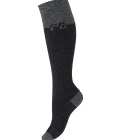 Clearance Chaussettes hautes à base de laine mérinos Holly Femme Chaussettes