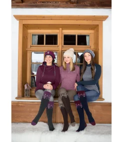 Online Chaussettes hautes à base de laine mérinos Malia Femme Chaussettes