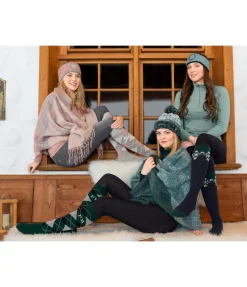 Online Chaussettes hautes à base de laine mérinos Malia Femme Chaussettes