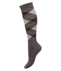 Online Chaussettes hautes à losanges Argyle Femme/Enfant Accessoires Enfants|Chaussettes