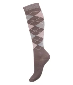 Best Chaussettes hautes à losanges Argyle Femme/Enfant Accessoires Enfants|Chaussettes