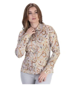 Hot Chemise d'équitation Rosalie Femme T-Shirts À Manches Longues