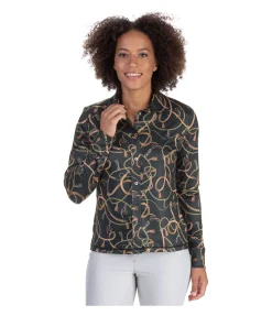 Discount Chemise d'équitation Rosalie Femme T-Shirts À Manches Longues