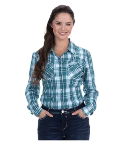 Online Chemise femme Karo Femme T-Shirts À Manches Longues