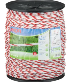 Hot Cordon Pro, 200 m / 6 mm Electrificateur De Clôture|Matériaux Conducteurs