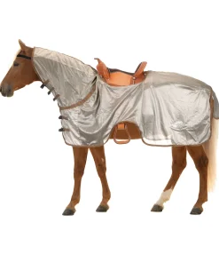 Discount Couvre-reins anti-mouches pour chevaux western avec couvre-cou enroulable Chemises Anti-Mouches|Couvertures Anti-Mouches