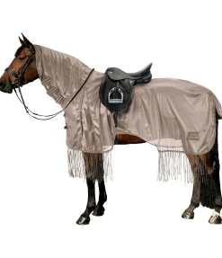 Sale Couvre-reins avec franges Elea Chemises Anti-Mouches|Couvre-Reins & Couvertures De Marcheur