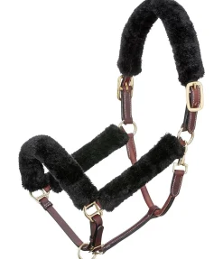 Outlet Ensemble de protections en polaire Teddy pour licol - 4 éléments Fourrure D'Agneau|Accessoires De Briderie