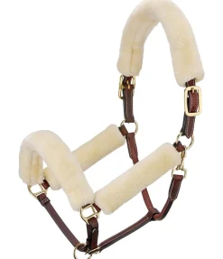 Clearance Ensemble de protections en polaire Teddy pour licol - 4 éléments Fourrure D'Agneau|Accessoires De Briderie