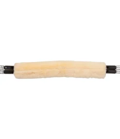 Clearance Fourreau de sangle en véritable fourrure d'agneau avec fermeture auto-agrippante Fourrure D'Agneau|Accessoires Pour Selles