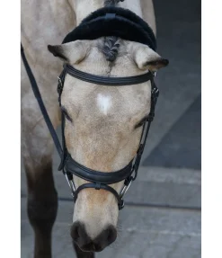 Fourreau de têtière en véritable fourrure d'agneau Fourrure D'Agneau|Accessoires De Briderie