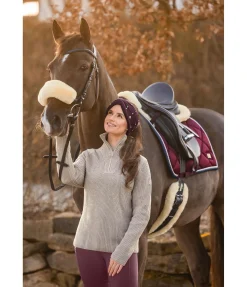 Fourreau pour têtière ou muserolle en véritable fourrure d'agneau Fourrure D'Agneau|Accessoires De Briderie