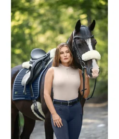 Fourreau pour têtière ou muserolle en véritable fourrure d'agneau Fourrure D'Agneau|Accessoires De Briderie