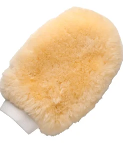 New Gant de pansage en véritable fourrure d'agneau Fourrure D'Agneau