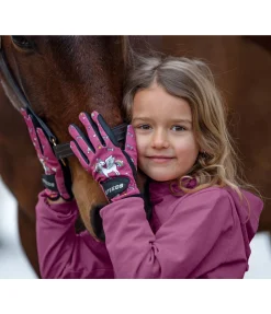 New Gants d'équitation d'hiver enfant Unicorn Enfant Gants D'Équitation Enfant|Gants D'Équitation Pour L'Hiver
