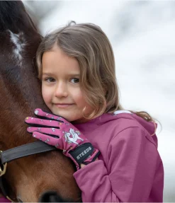 New Gants d'équitation d'hiver enfant Unicorn Enfant Gants D'Équitation Enfant|Gants D'Équitation Pour L'Hiver