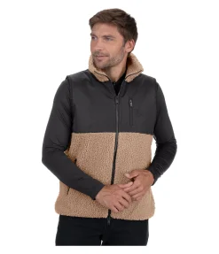 Hot Gilet bi-matière avec polaire Teddy homme Minnesota Homme Gilets D'Équitation Homme