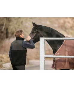 Hot Gilet bi-matière avec polaire Teddy homme Minnesota Homme Gilets D'Équitation Homme