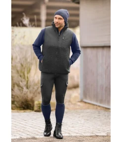 Hot Gilet bi-matière avec polaire Teddy homme Minnesota Homme Gilets D'Équitation Homme