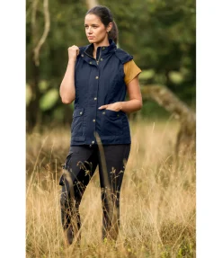 Discount Gilet d'équitation en coton huilé Granada Femme Gilets D'Équitation