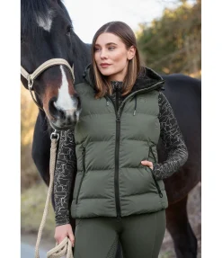 Online Gilet d'équitation matelassé à capuche Mira III Femme Gilets D'Équitation