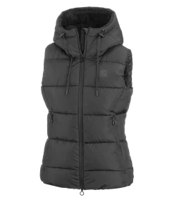 Discount Gilet d'équitation matelassé à capuche Mira III Femme Gilets D'Équitation