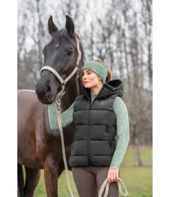 Discount Gilet d'équitation matelassé à capuche Mira III Femme Gilets D'Équitation