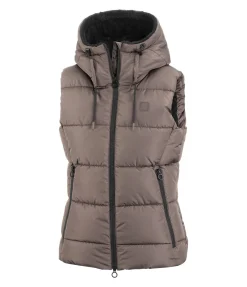 Discount Gilet d'équitation matelassé à capuche Mira III Femme Gilets D'Équitation