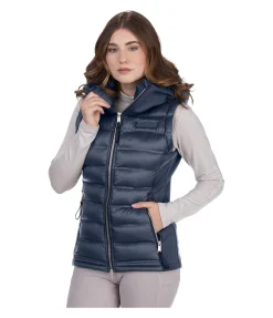 Hot Gilet d'équitation softshell bi-matière à capuche Jessy Femme Gilets D'Équitation