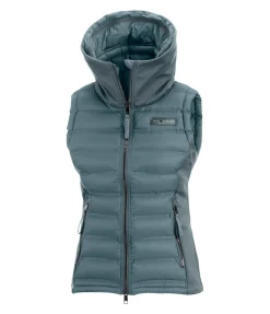 Hot Gilet d'équitation softshell bi-matière à capuche Jessy Femme Gilets D'Équitation