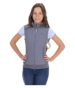 New Gilet d'équitation stretch bi-matière Enfant Hedi Enfant Gilets D'Équitation Enfants