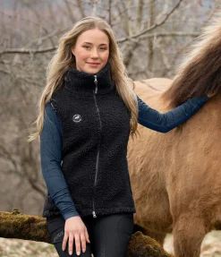New Gilet en polaire sherpa Feldur Femme Gilets D'Équitation