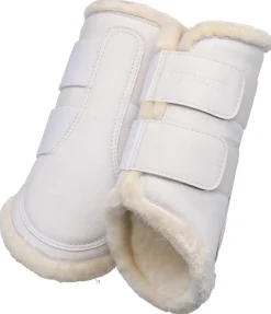 Clearance Guêtres de dressage antérieures en polaire Teddy Guêtres|Fourrure D'Agneau