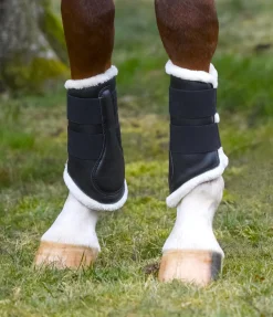 Discount Guêtres de dressage antérieures en polaire Teddy Guêtres|Fourrure D'Agneau