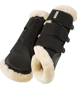 Outlet Guêtres de dressage avec polaire Teddy Sparkle (pour postérieurs) Guêtres