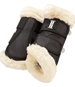 Clearance Guêtres de dressage en polaire Teddy Essential (antérieurs) Fourrure D'Agneau|Guêtres
