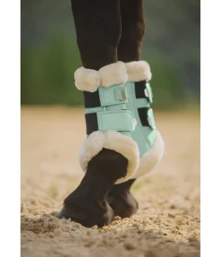 Outlet Guêtres de dressage en polaire Teddy Essential (antérieurs) Fourrure D'Agneau|Guêtres