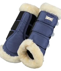 Sale Guêtres de dressage en polaire Teddy Essential (postérieurs) Fourrure D'Agneau|Guêtres