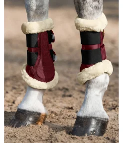 Outlet Guêtres de dressage en polaire Teddy Essential (antérieurs) Fourrure D'Agneau|Guêtres