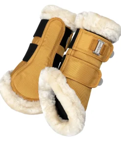 Hot Guêtres de dressage en polaire Teddy Essential (antérieurs) Fourrure D'Agneau|Guêtres