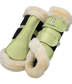 Outlet Guêtres de dressage en polaire Teddy Essential (antérieurs) Fourrure D'Agneau|Guêtres