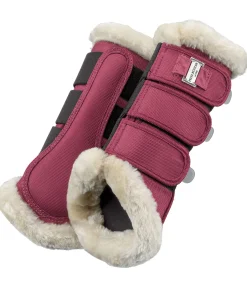 Guêtres de dressage en polaire Teddy Essential (postérieurs) Fourrure D'Agneau|Guêtres