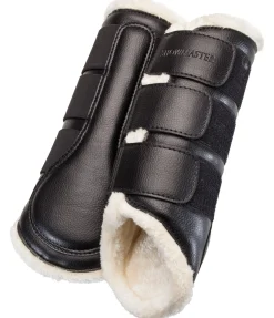 Outlet Guêtres de dressage postérieures en polaire Teddy Fourrure D'Agneau|Guêtres